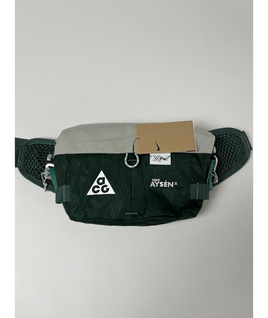 NIKE ACG Зеленая тканевая поясная сумка, фото 3