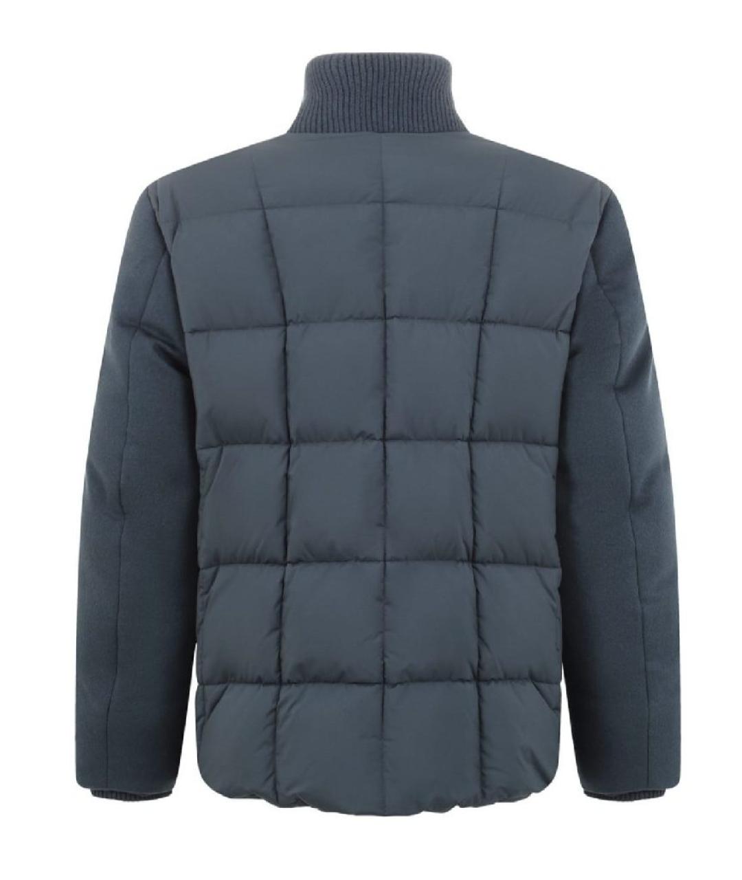 LORO PIANA Синий кашемировый пуховик, фото 2