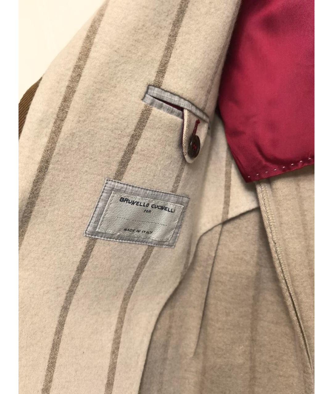 BRUNELLO CUCINELLI Бежевый кашемировый комплект, фото 2