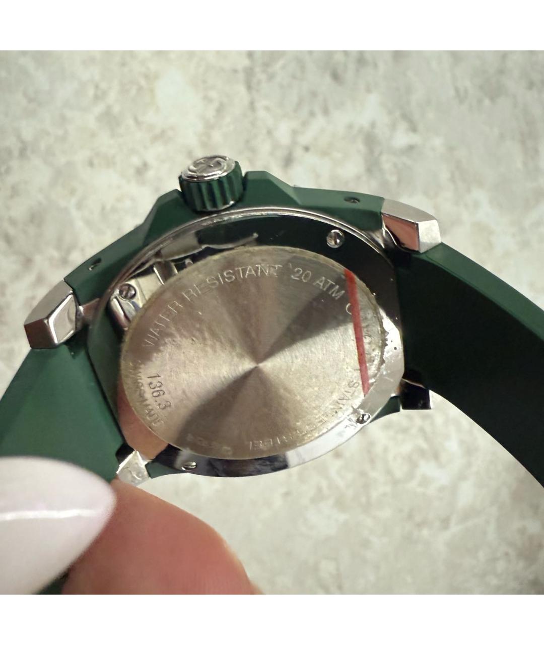 GUCCI Зеленые часы, фото 2