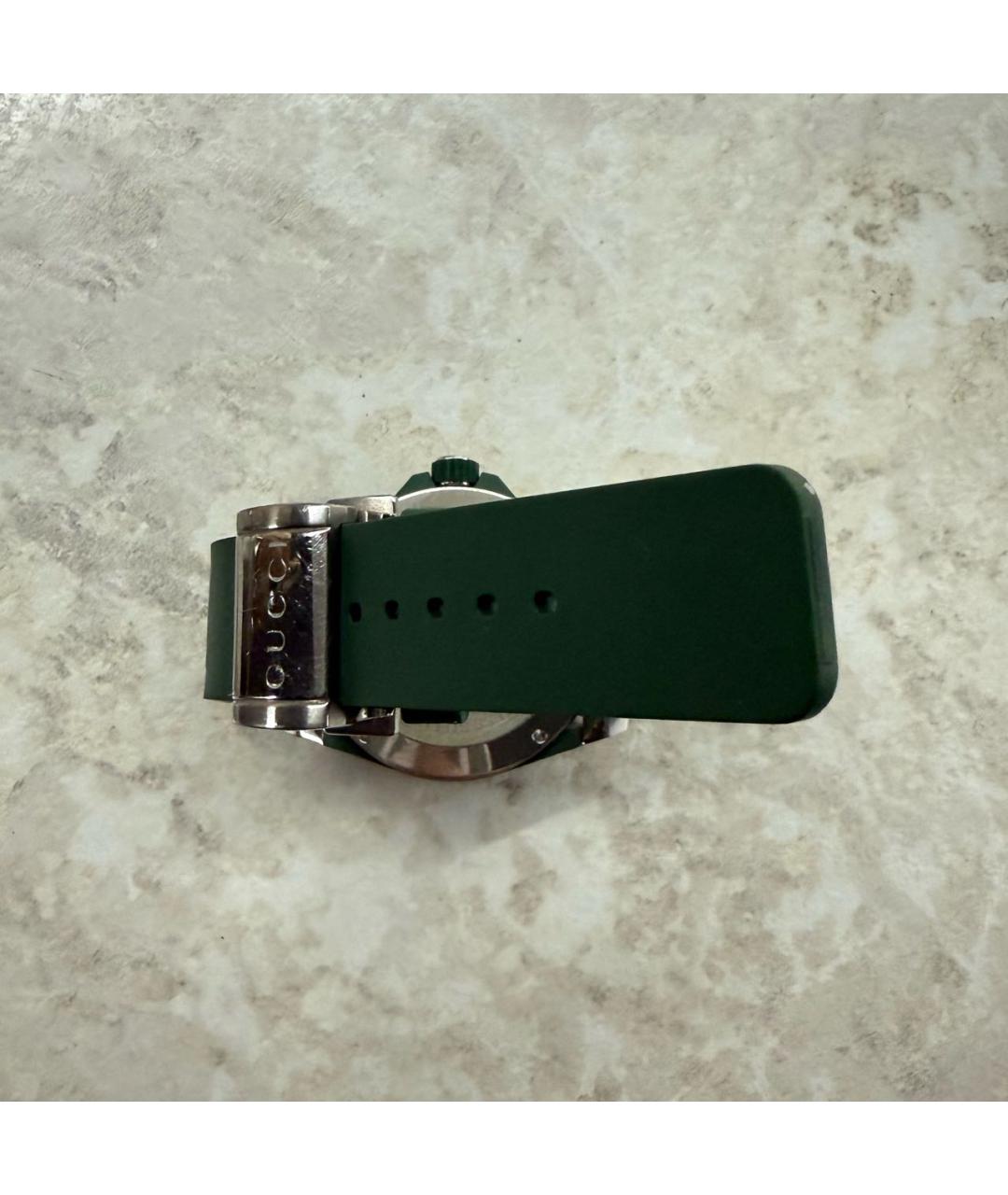 GUCCI Зеленые часы, фото 5