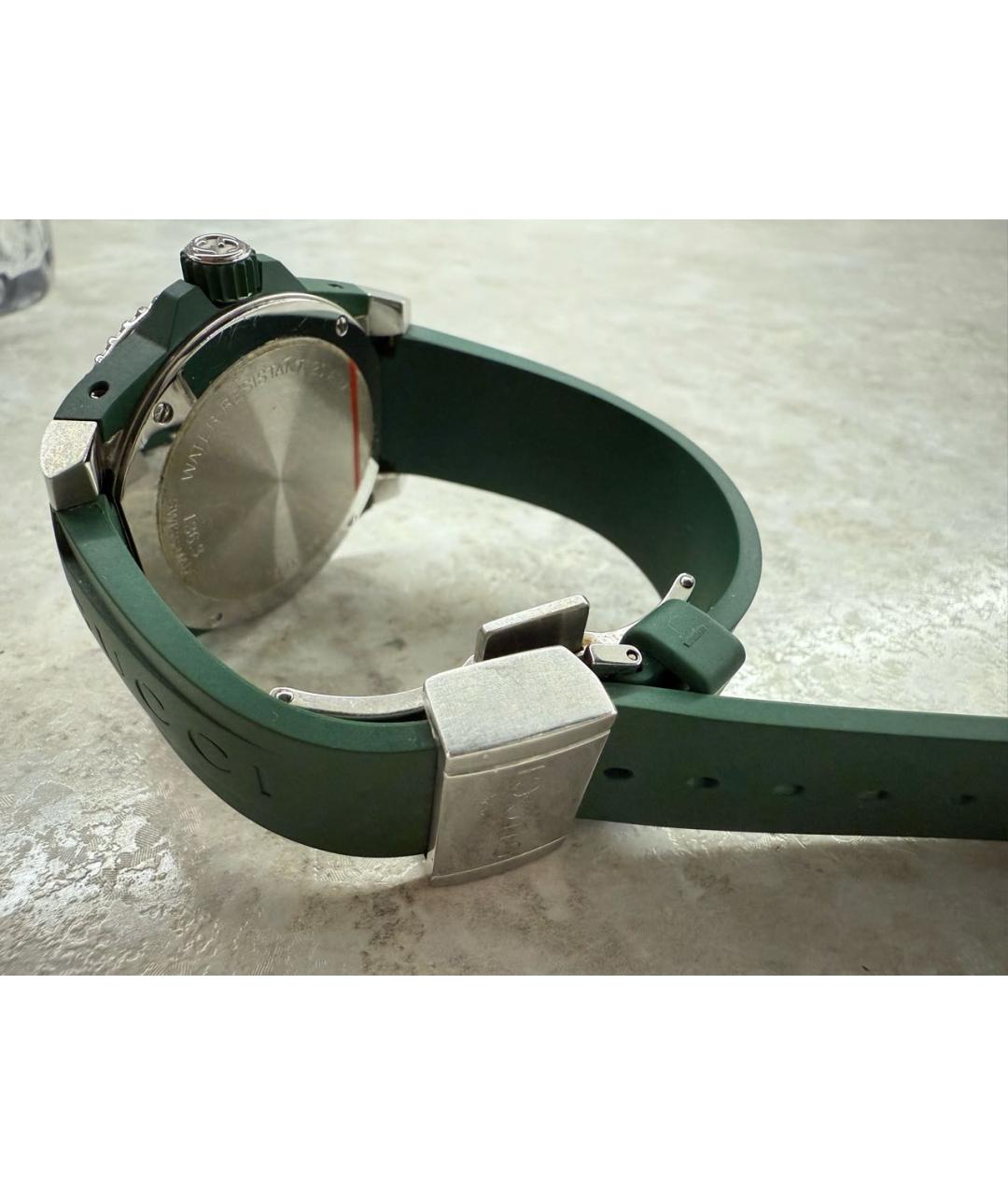 GUCCI Зеленые часы, фото 3