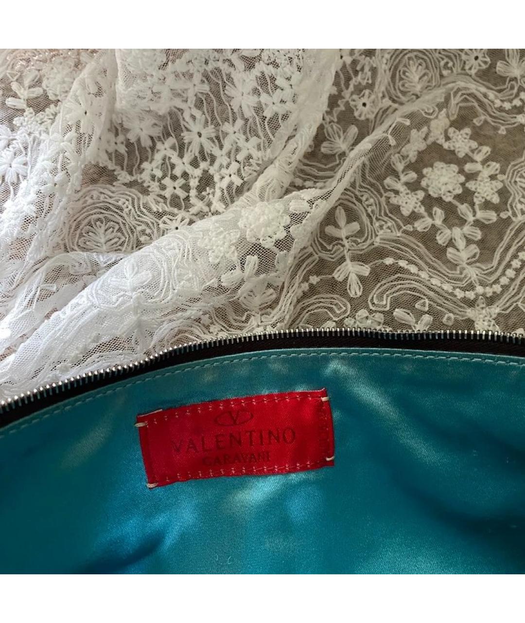 VALENTINO Кожаная сумка с короткими ручками, фото 4