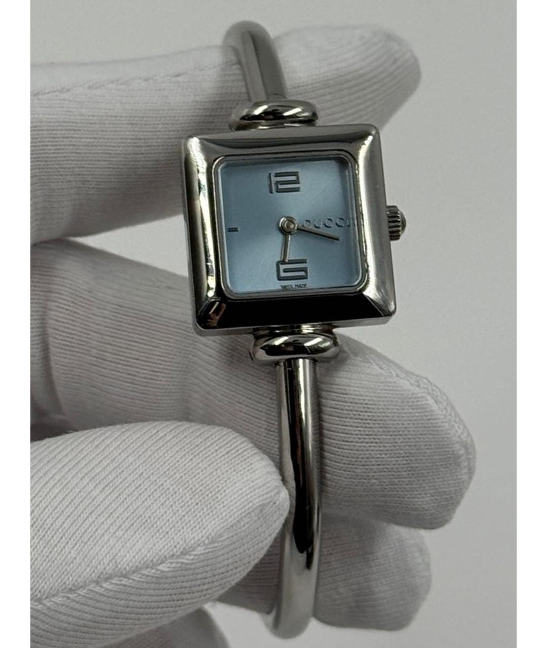 GUCCI Серебряные часы, фото 2