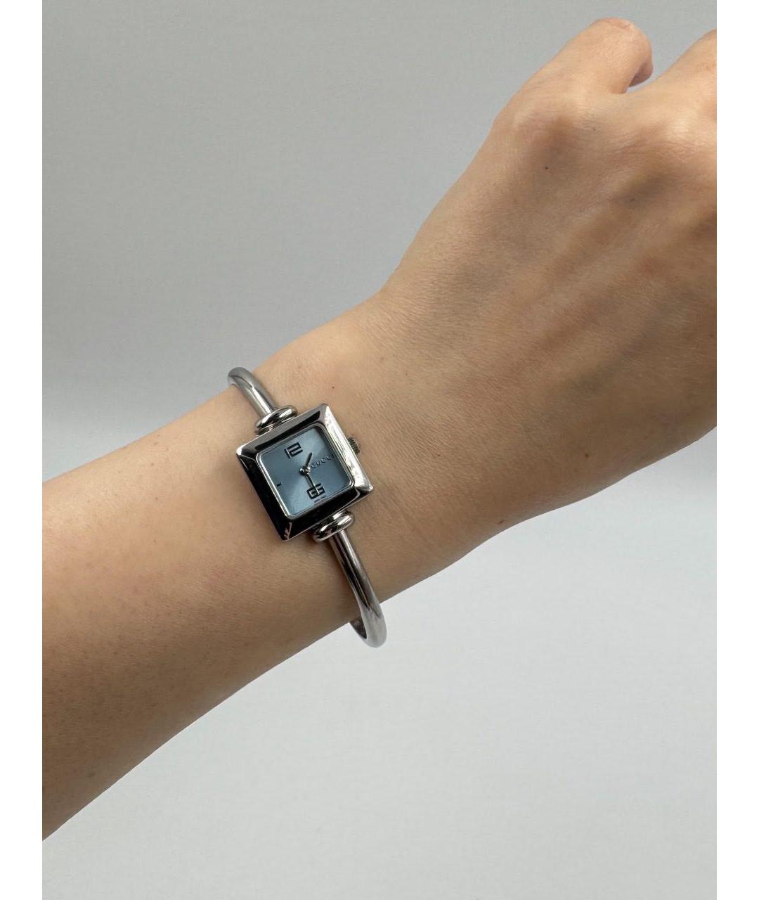 GUCCI Серебряные часы, фото 9