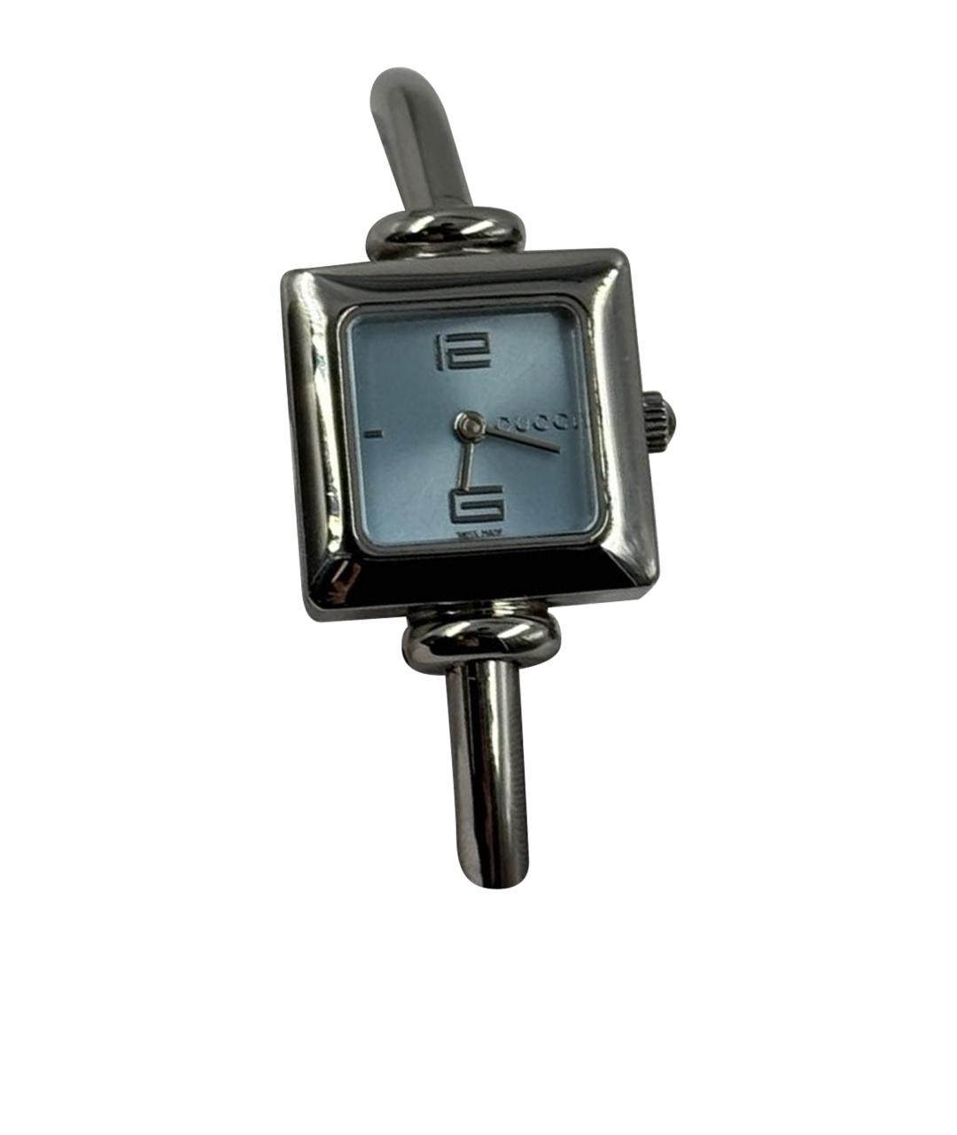 GUCCI Серебряные часы, фото 1