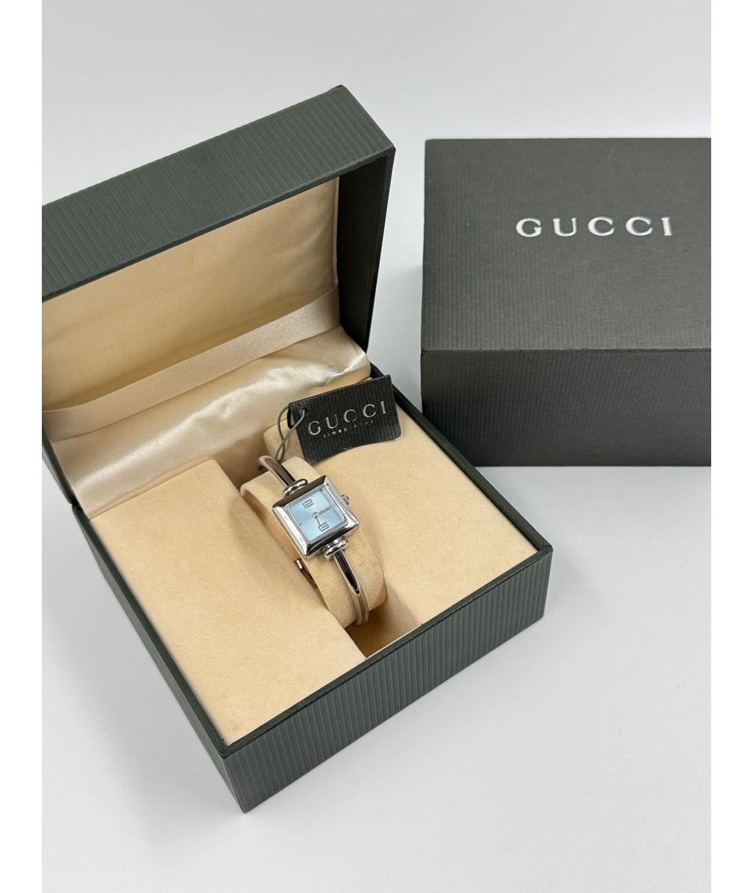 GUCCI Серебряные часы, фото 3