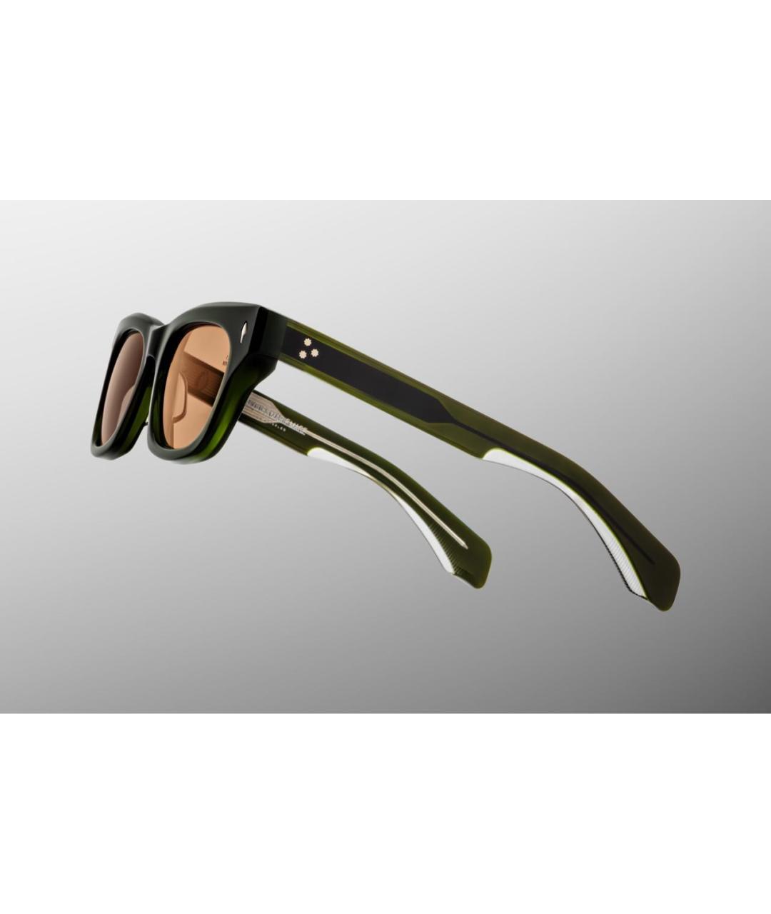 JACQUES MARIE MAGE Зеленые пластиковые солнцезащитные очки, фото 2