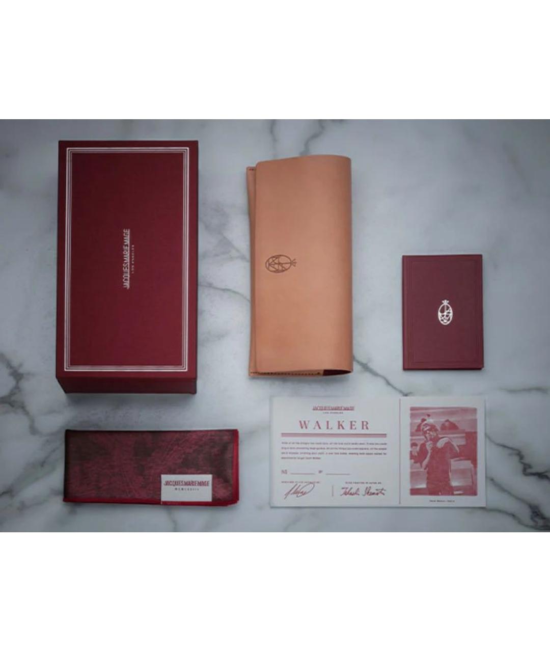 JACQUES MARIE MAGE Зеленые пластиковые солнцезащитные очки, фото 5