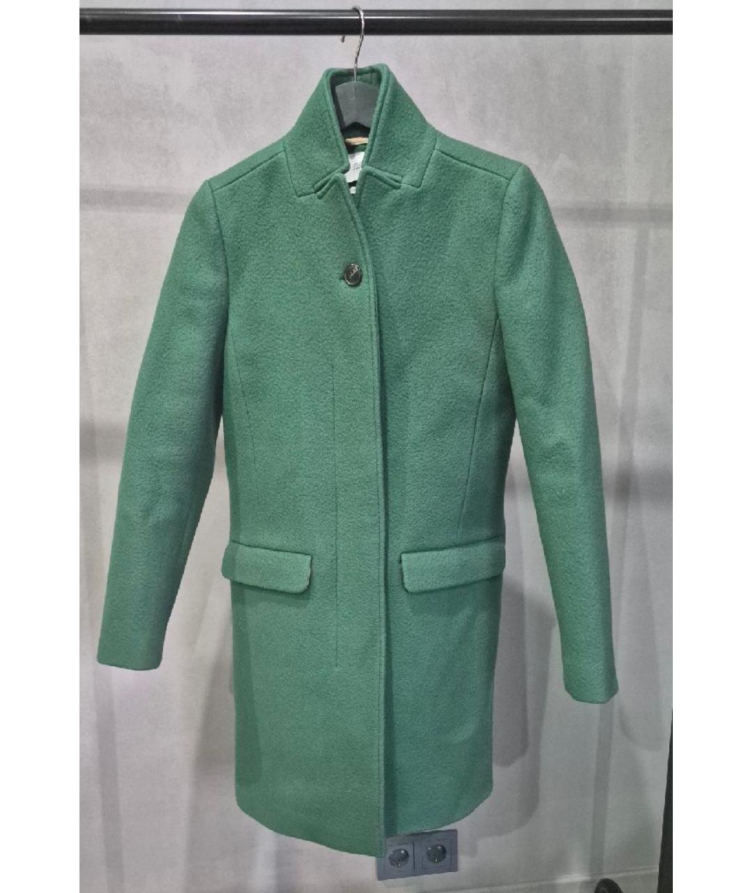 CLOSED Зеленые шерстяное пальто, фото 10