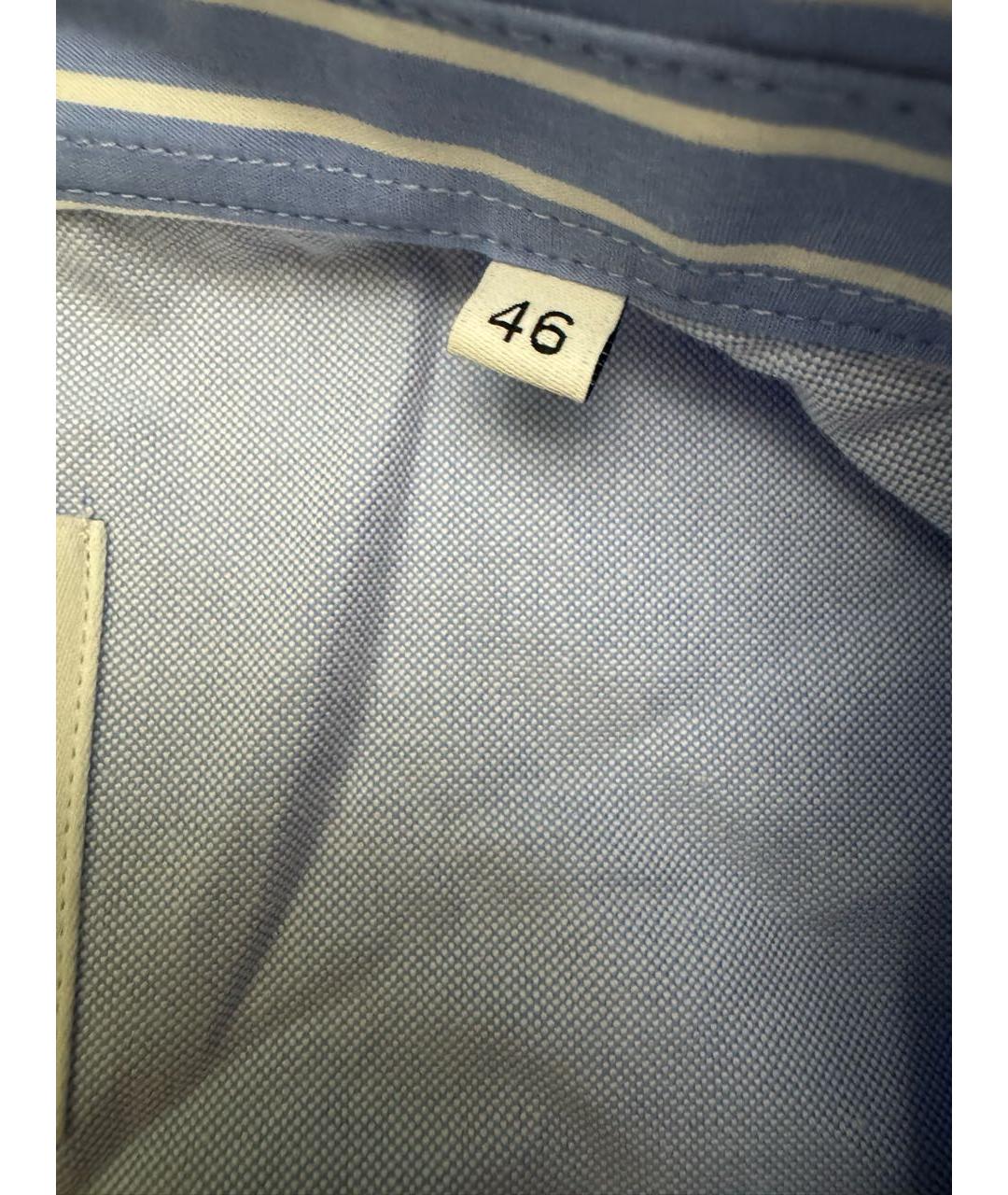 JOHN RICHMOND Голубая хлопковая кэжуал рубашка, фото 7