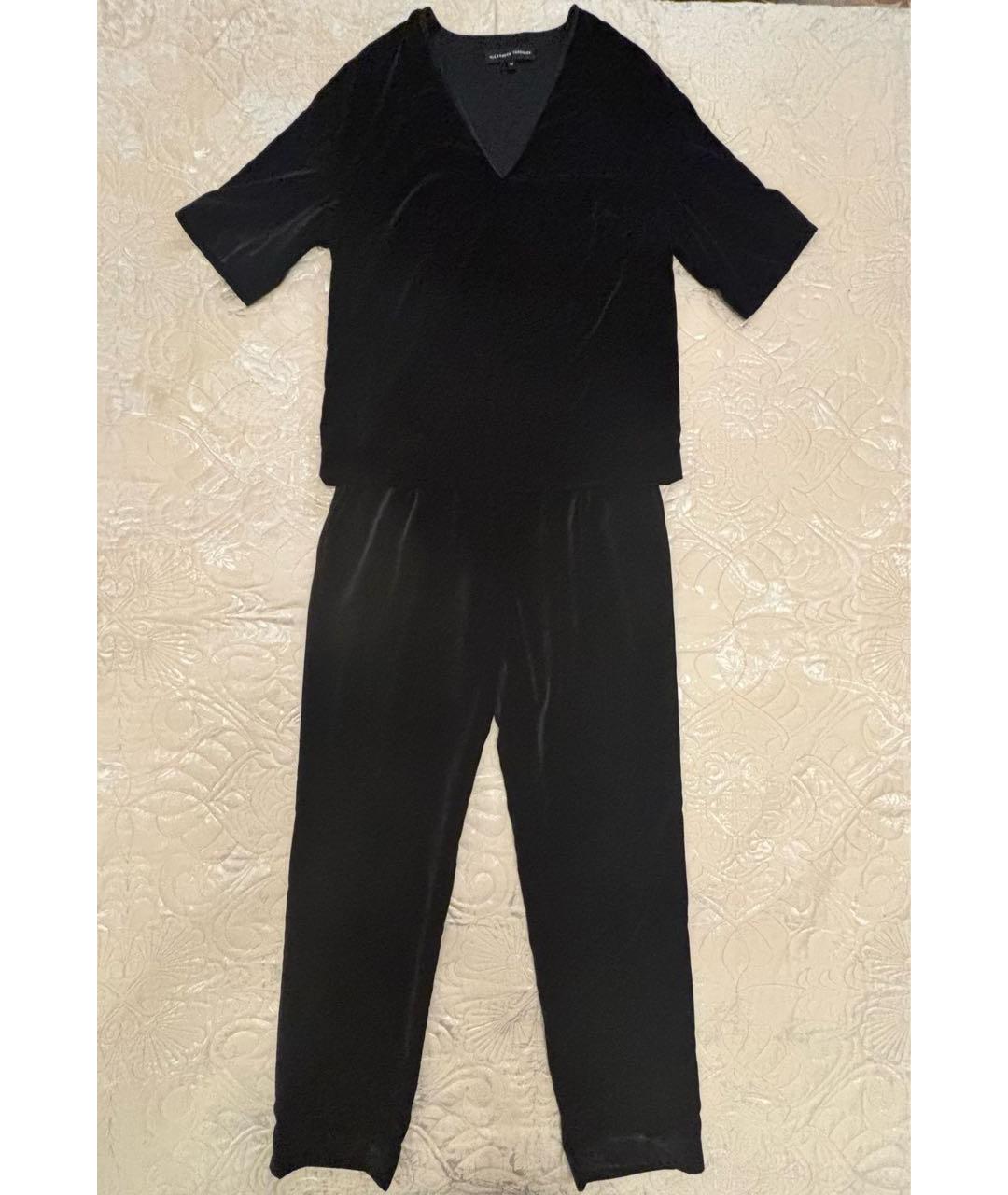 ALEXANDER TEREKHOV Черный бархатный костюм с брюками, фото 9