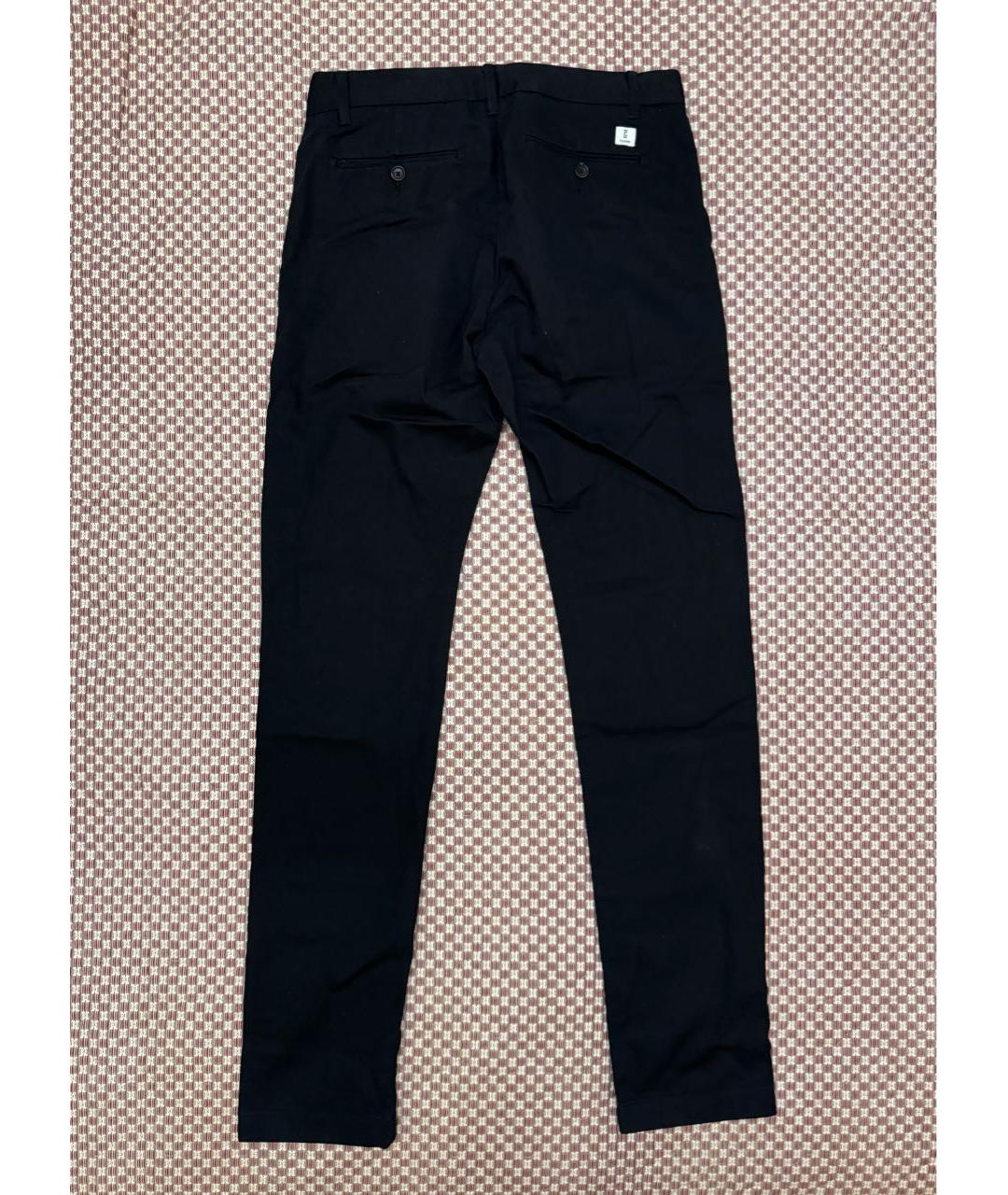 CLOSED Черные хлопковые повседневные брюки, фото 2