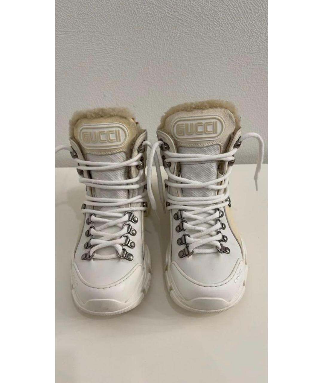 GUCCI Белые ботинки, фото 2