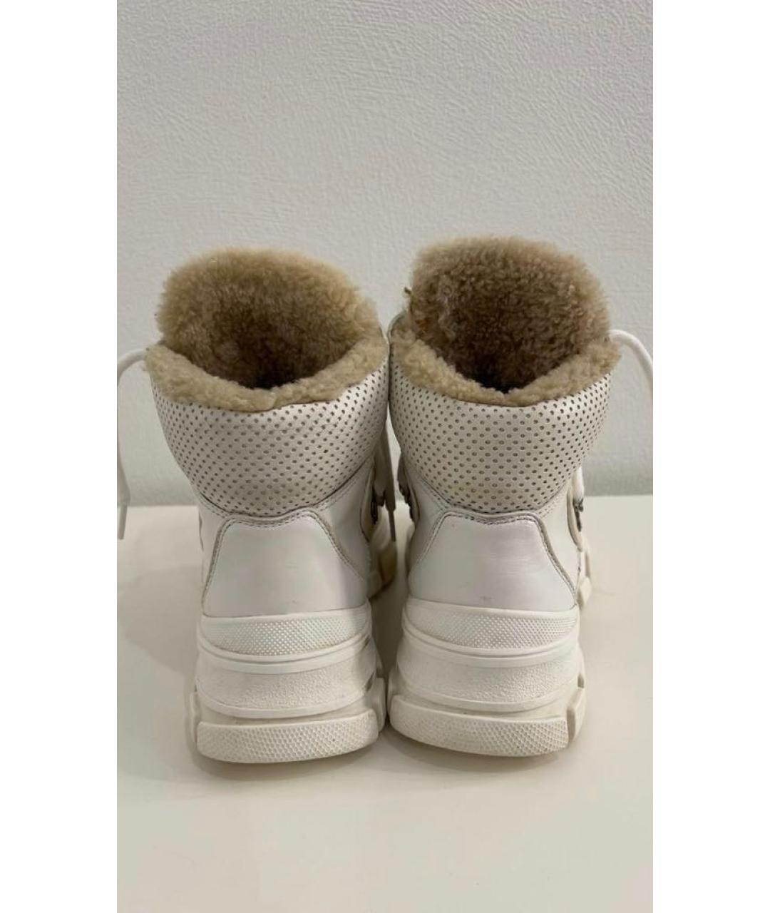 GUCCI Белые ботинки, фото 4