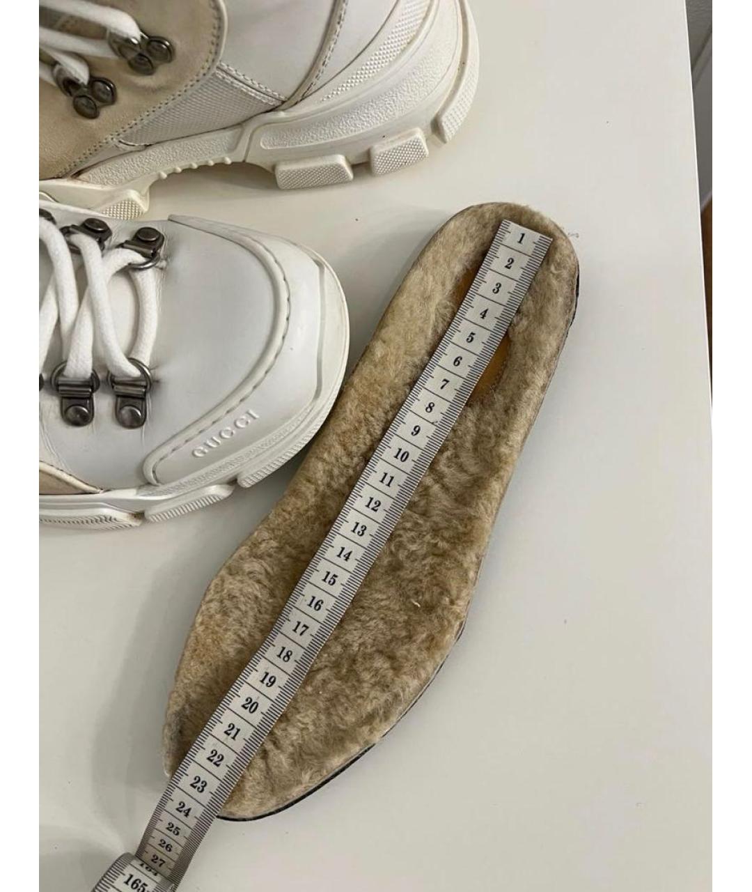 GUCCI Белые ботинки, фото 3