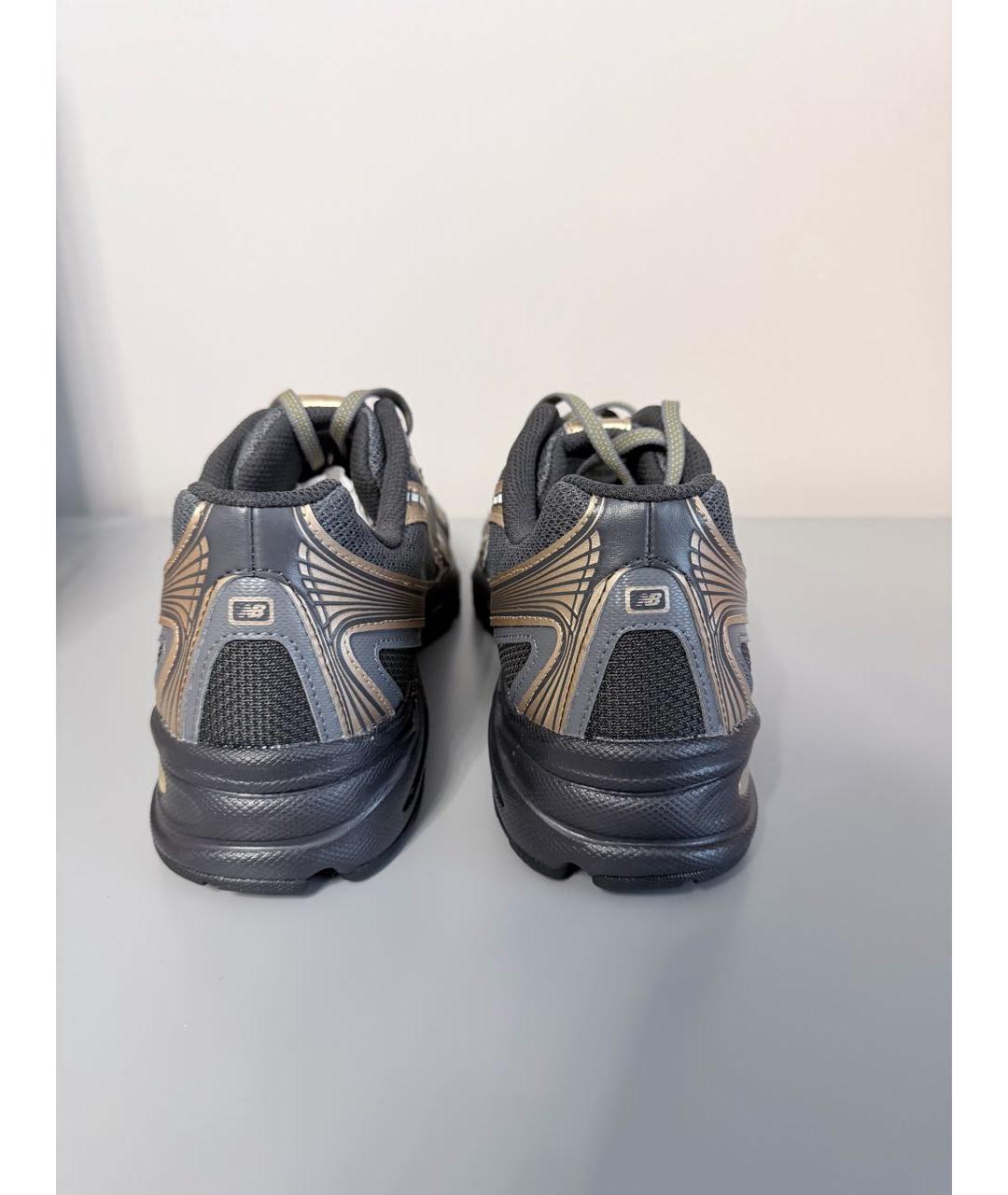 NEW BALANCE Серые текстильные низкие кроссовки / кеды, фото 2