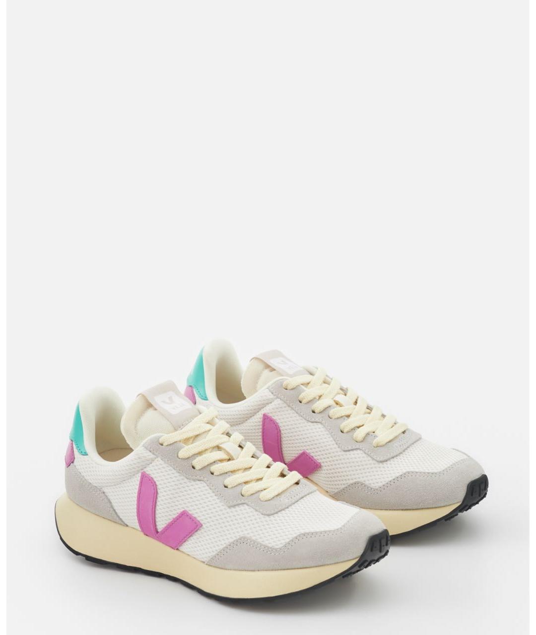 VEJA Бежевые текстильные кроссовки, фото 2