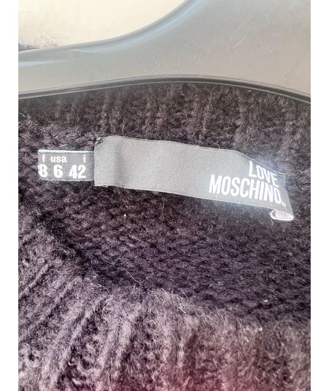 LOVE MOSCHINO Черный джемпер / свитер, фото 3