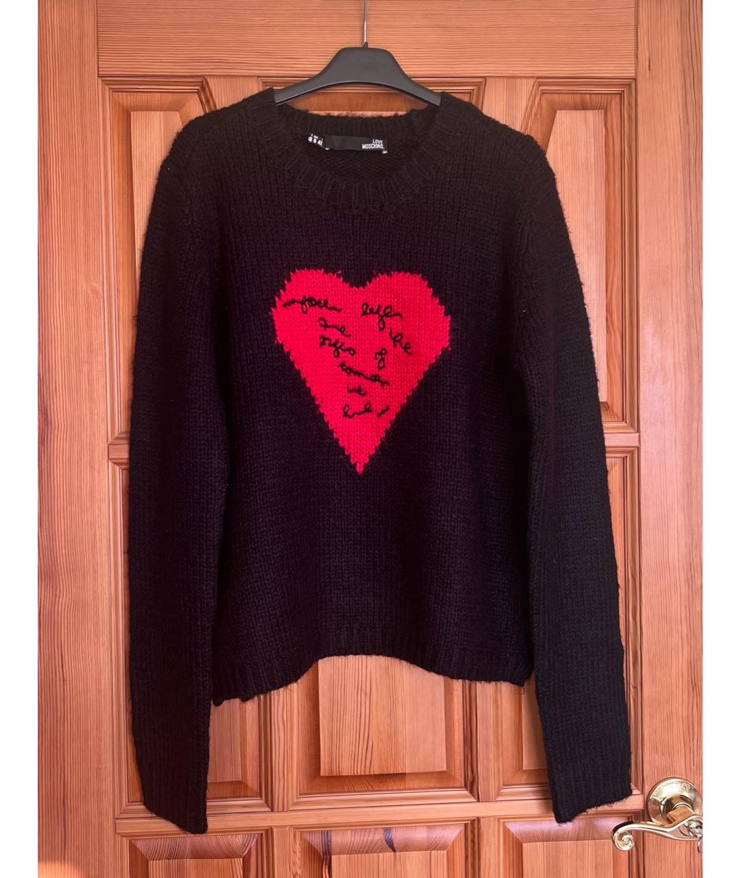 LOVE MOSCHINO Черный джемпер / свитер, фото 4