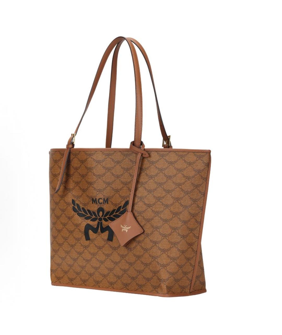 MCM Коричневая сумка тоут, фото 2