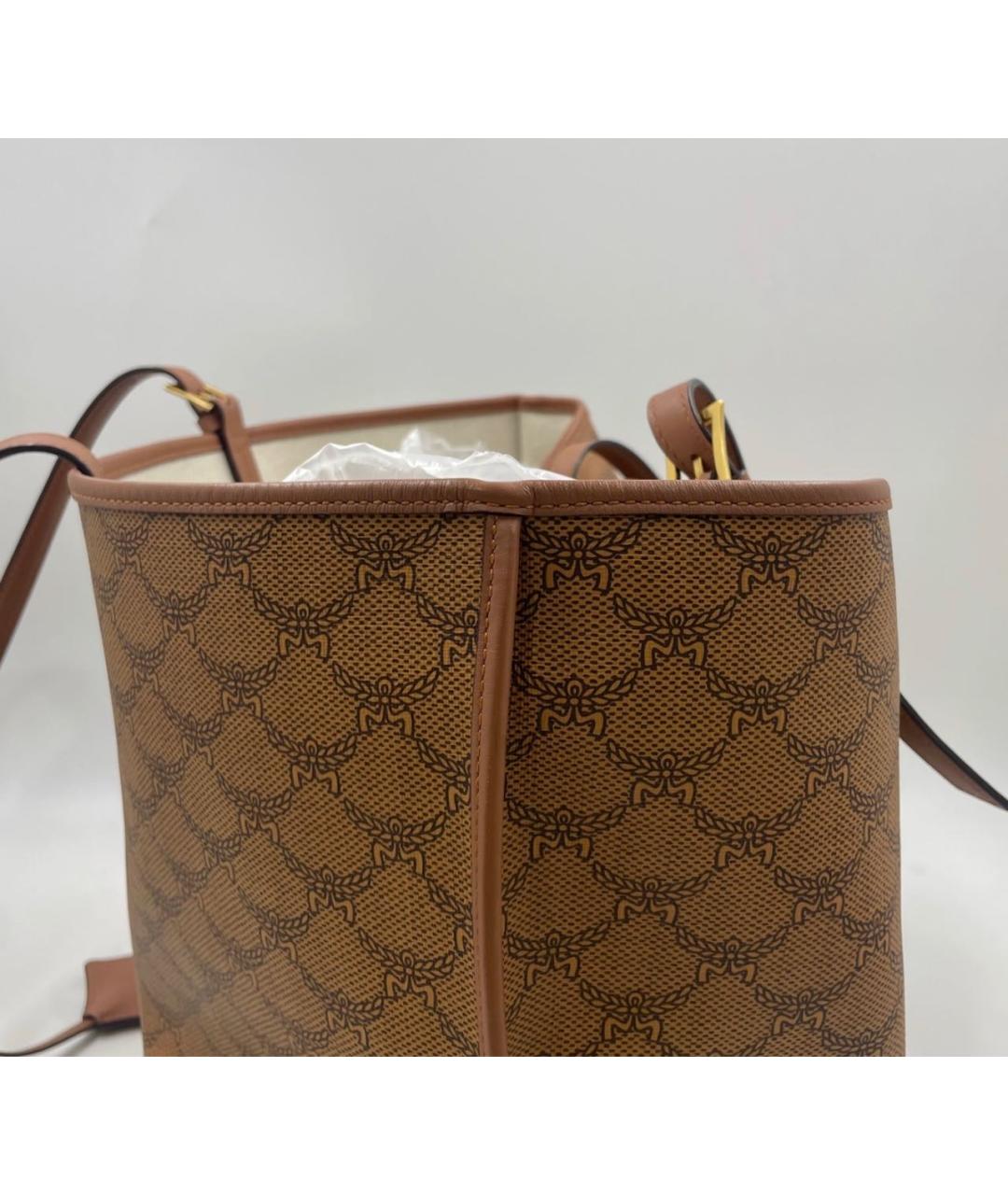MCM Коричневая сумка тоут, фото 6