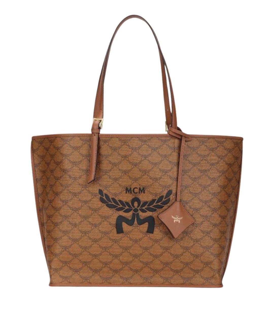 MCM Коричневая сумка тоут, фото 1