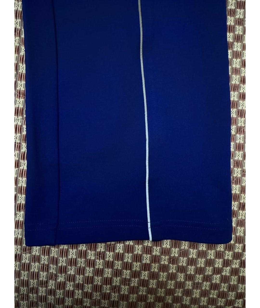 JOHN RICHMOND Синие вискозные повседневные брюки, фото 6