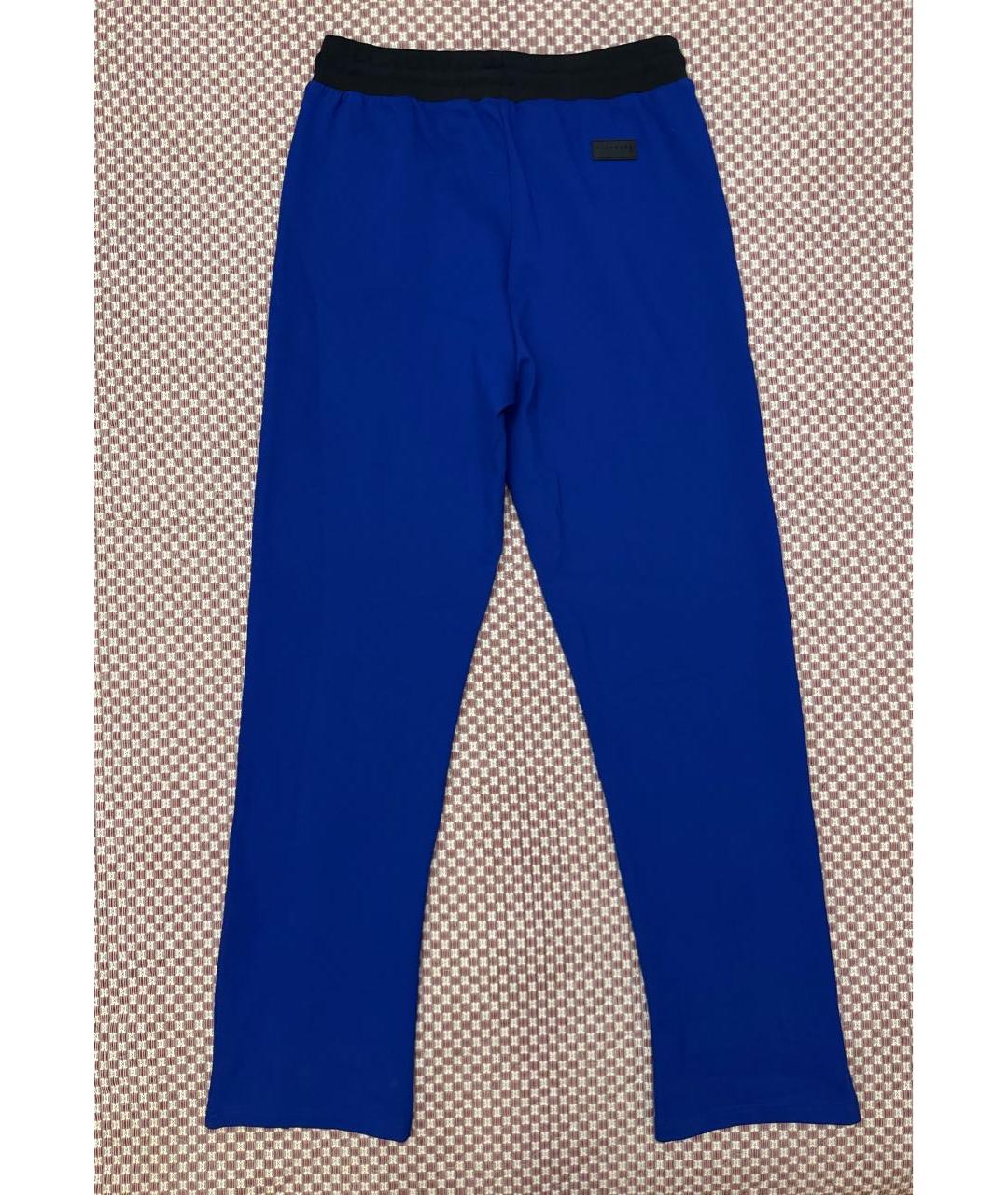 JOHN RICHMOND Синие вискозные повседневные брюки, фото 2