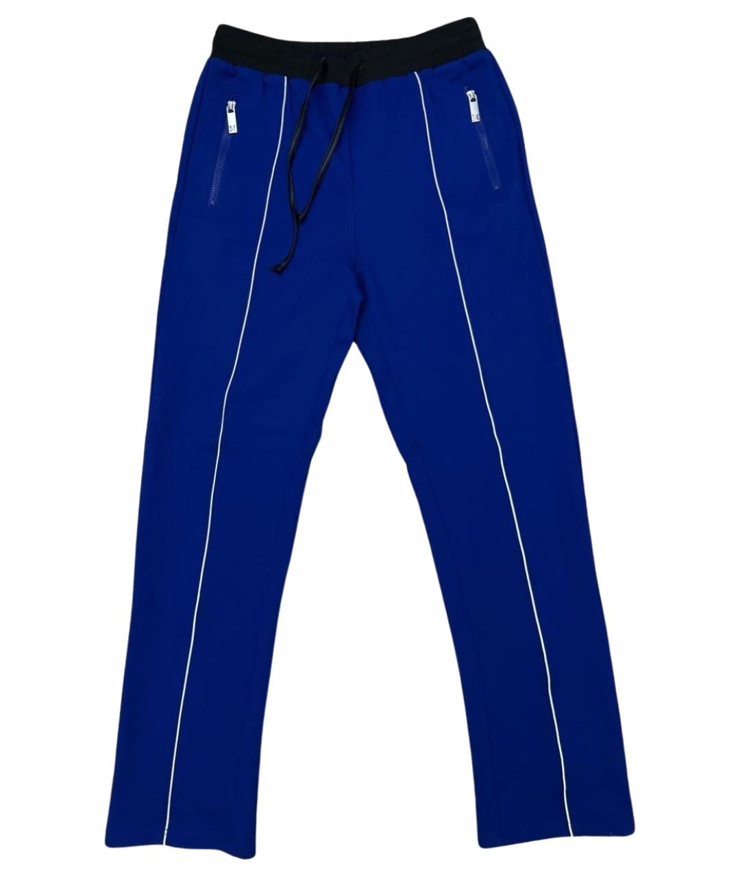 JOHN RICHMOND Синие вискозные повседневные брюки, фото 1