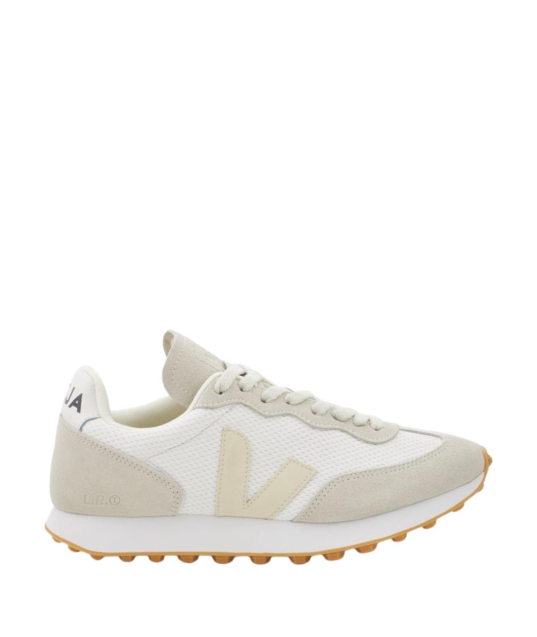 VEJA Бежевые текстильные кроссовки, фото 1