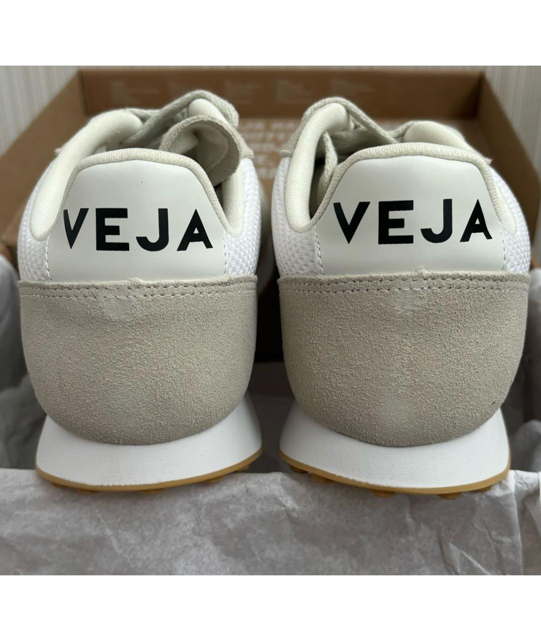 VEJA Бежевые текстильные кроссовки, фото 6