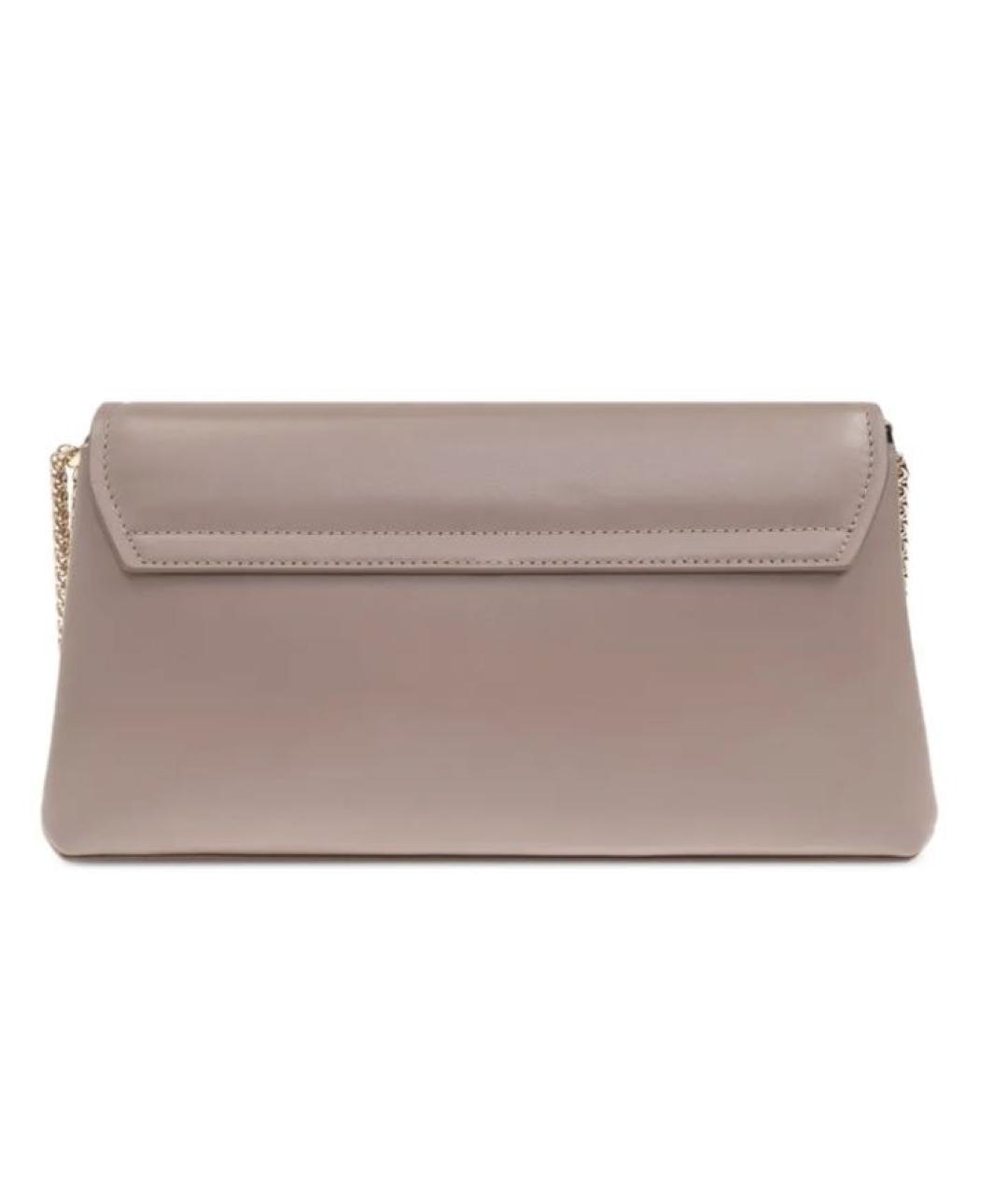 FURLA Серая кожаная сумка через плечо, фото 3