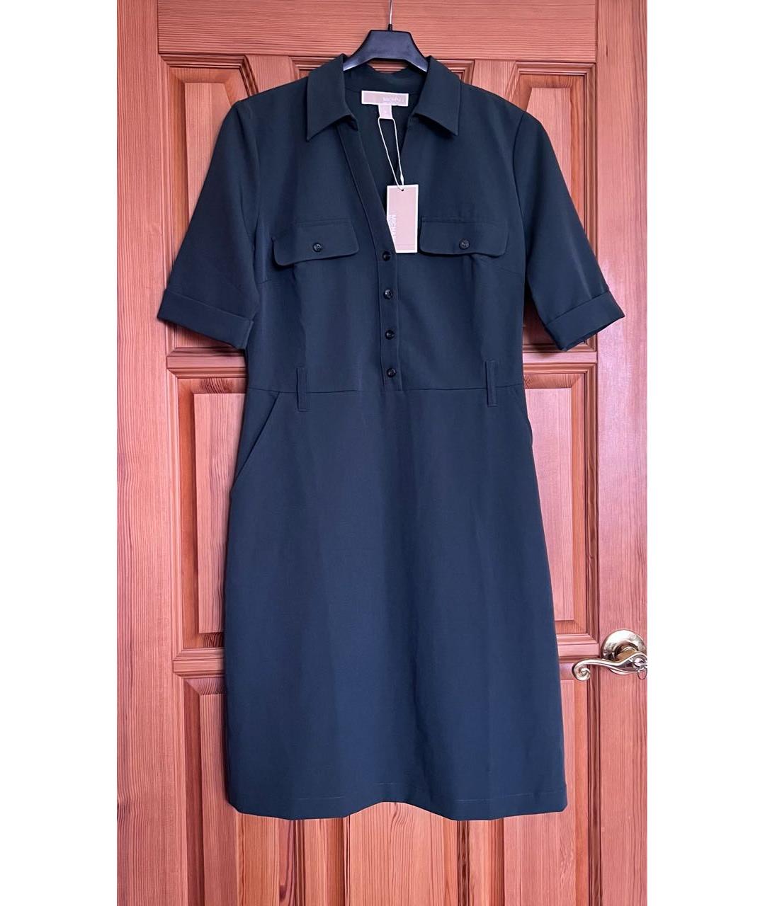 MICHAEL MICHAEL KORS Зеленые полиэстеровое повседневное платье, фото 4