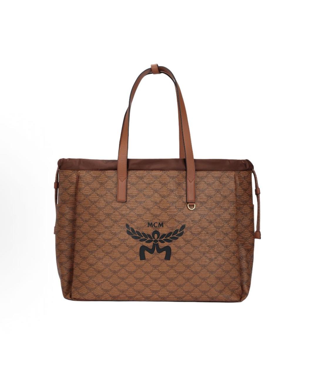 MCM Коричневая сумка тоут, фото 8