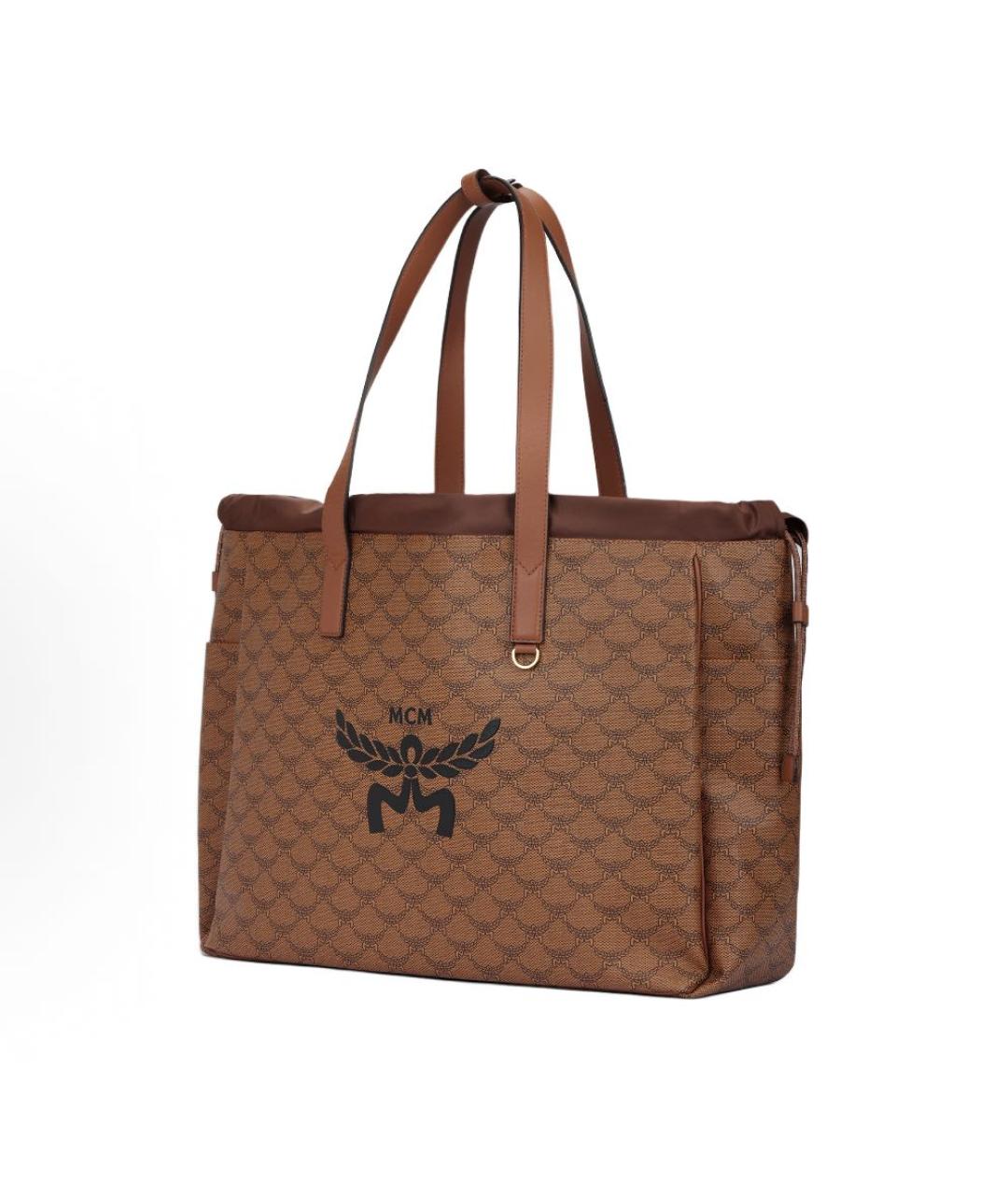 MCM Коричневая сумка тоут, фото 2