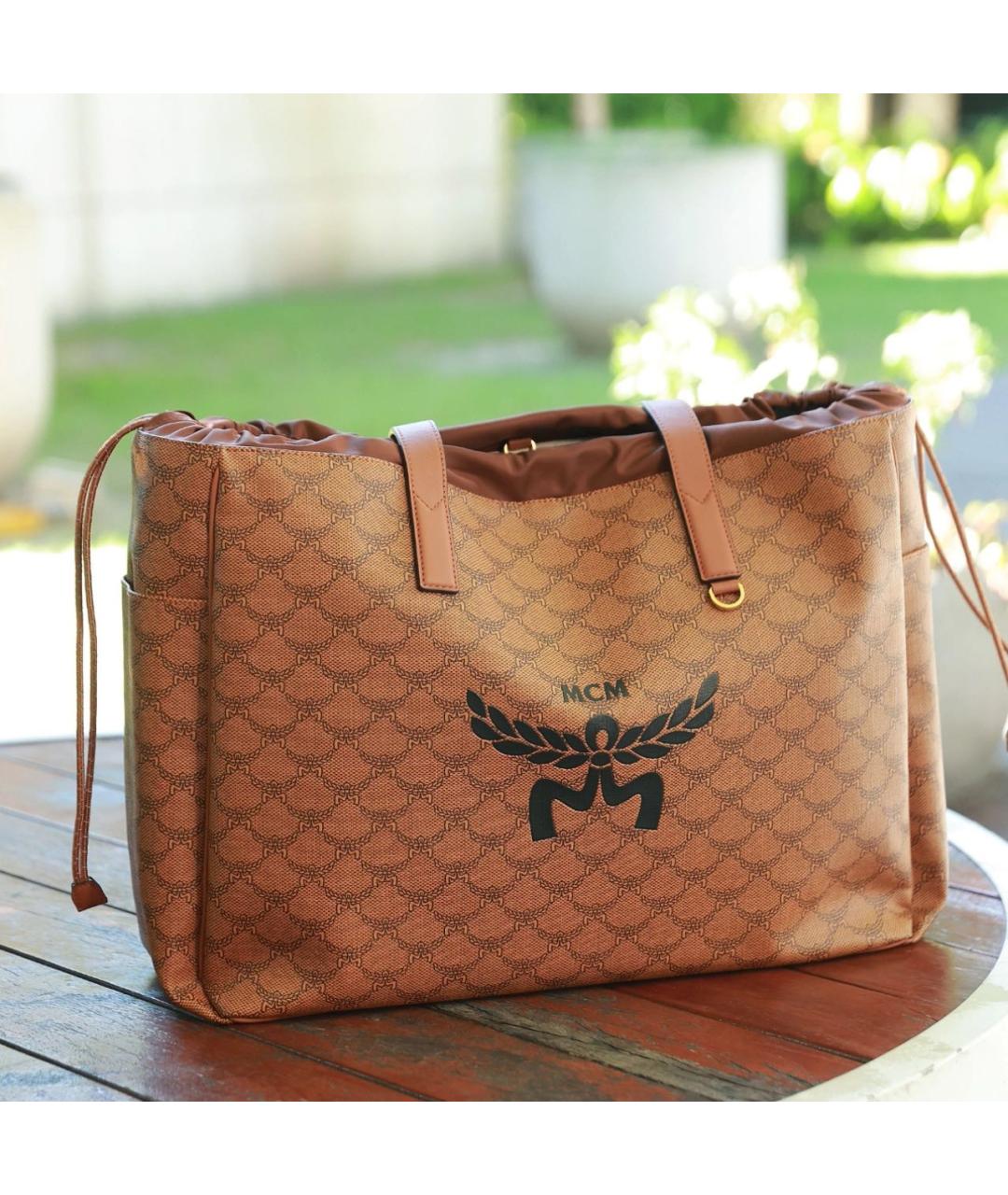 MCM Коричневая сумка тоут, фото 5