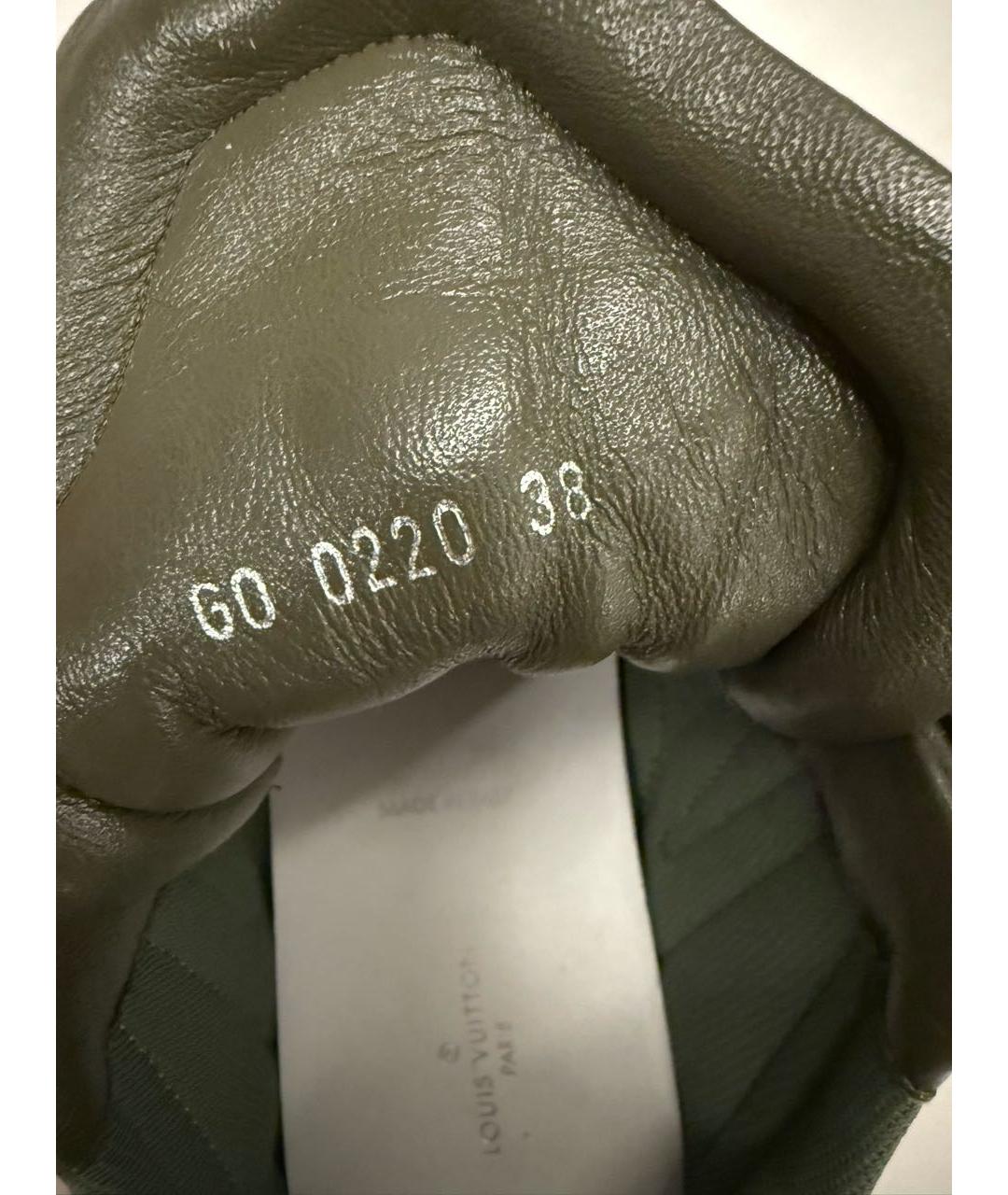 LOUIS VUITTON Хаки кроссовки, фото 4