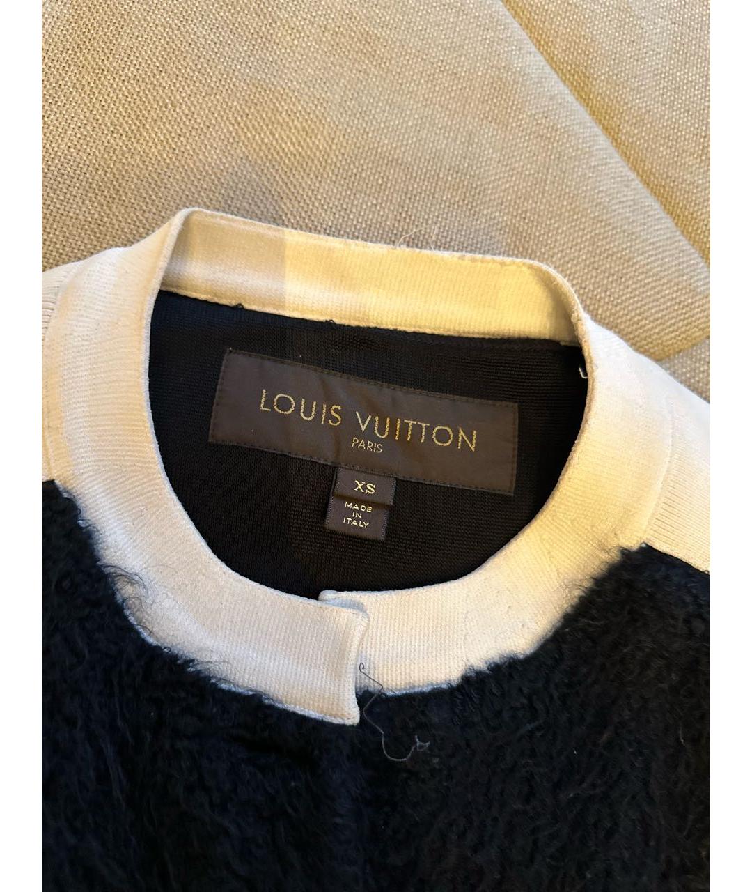 LOUIS VUITTON Черное шерстяное пальто, фото 3