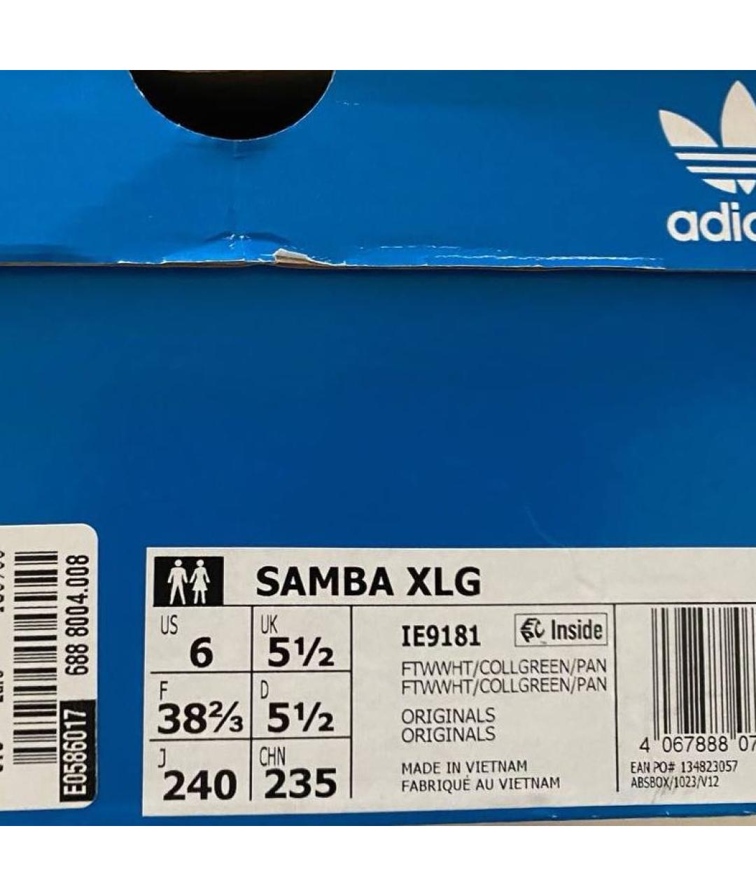 ADIDAS Белые кожаные кеды, фото 7