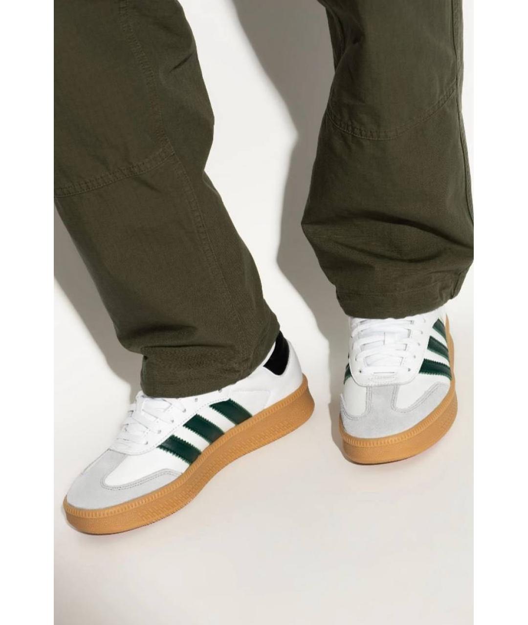 ADIDAS Белые кожаные кеды, фото 6