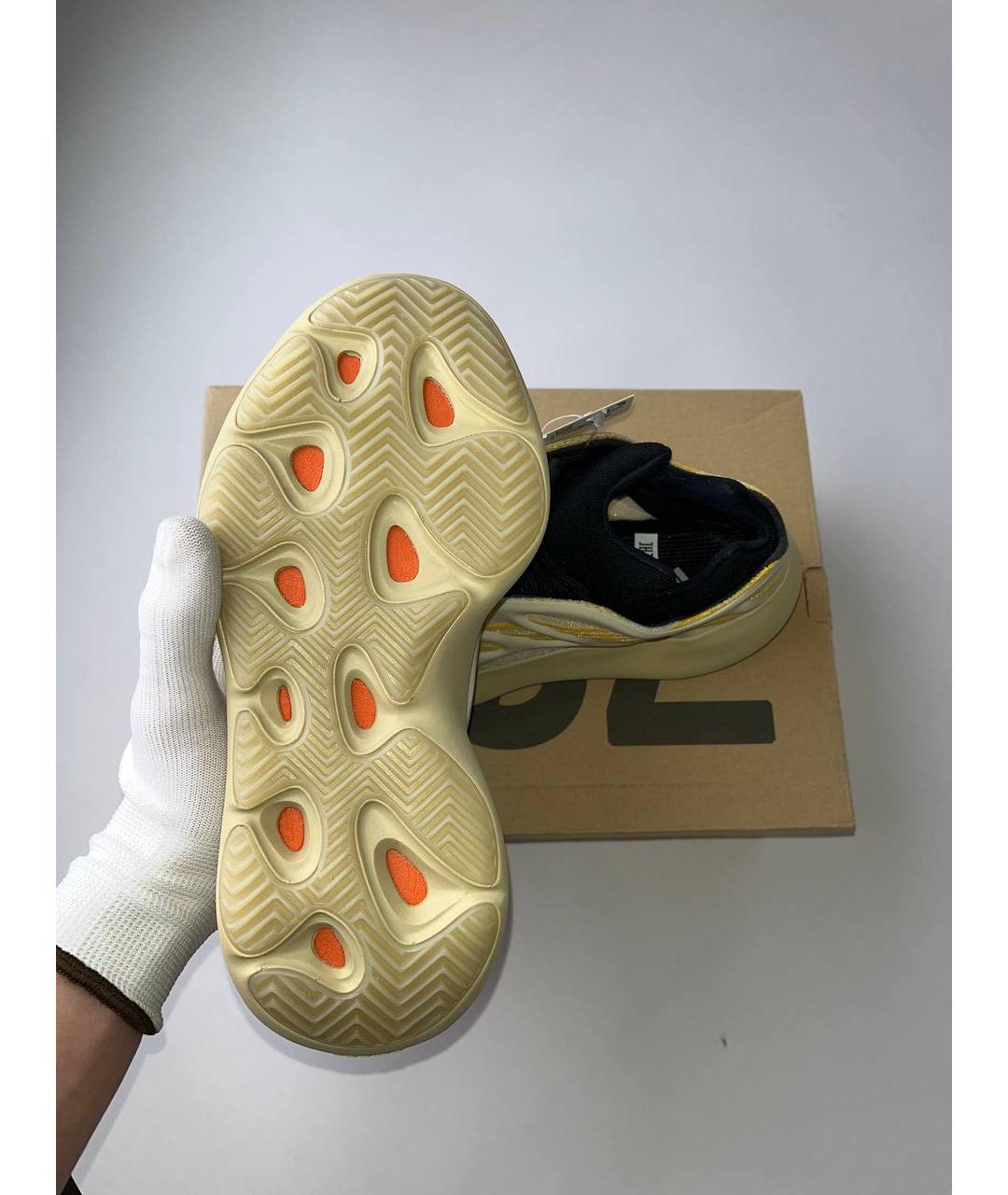 ADIDAS YEEZY Желтые кроссовки, фото 7