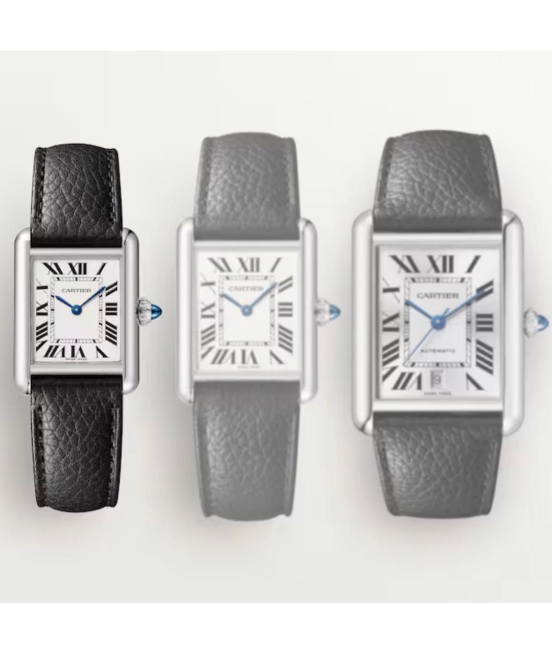 CARTIER Серебряные металлические часы, фото 2