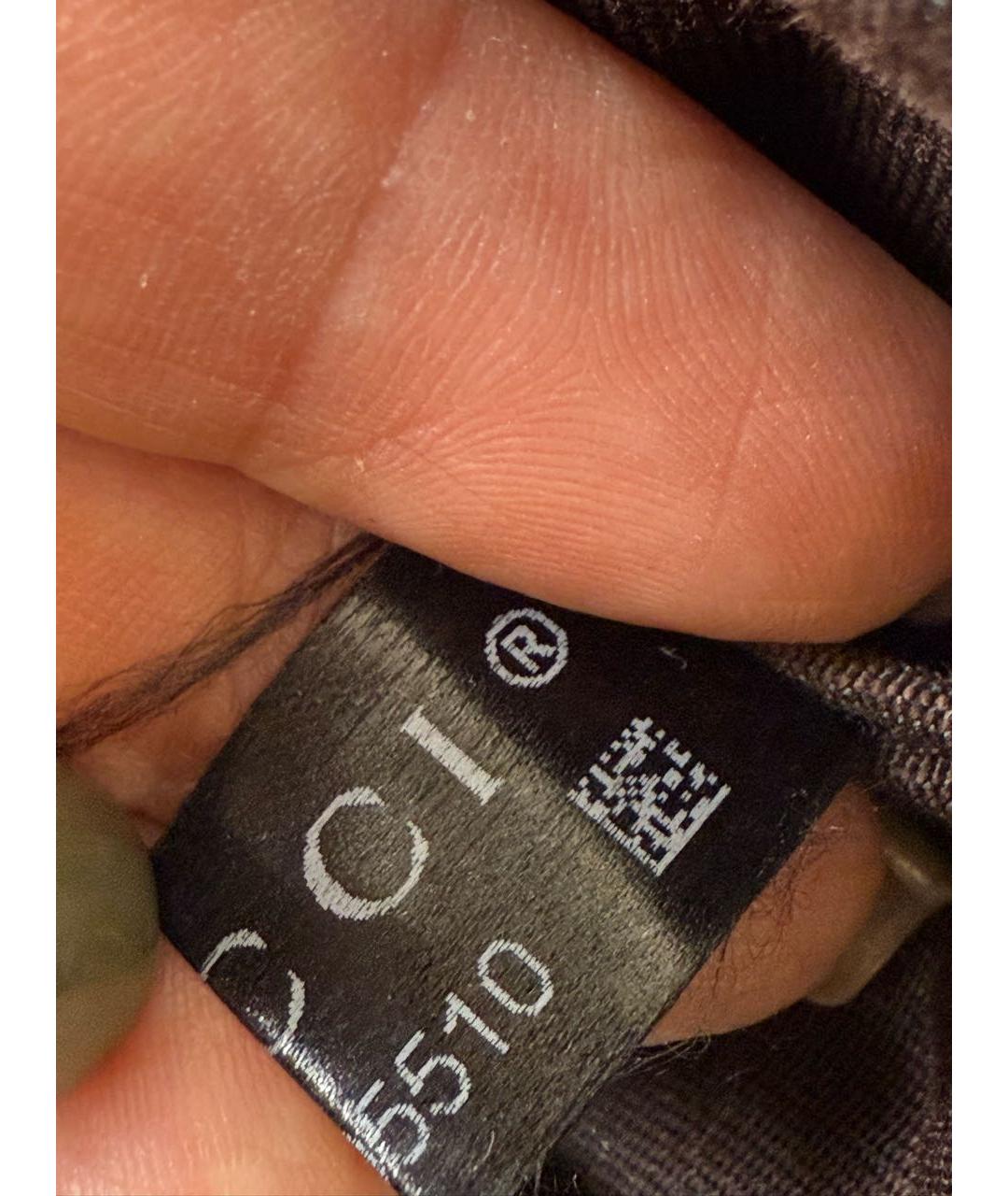 GUCCI Коричневая тканевая поясная сумка, фото 6