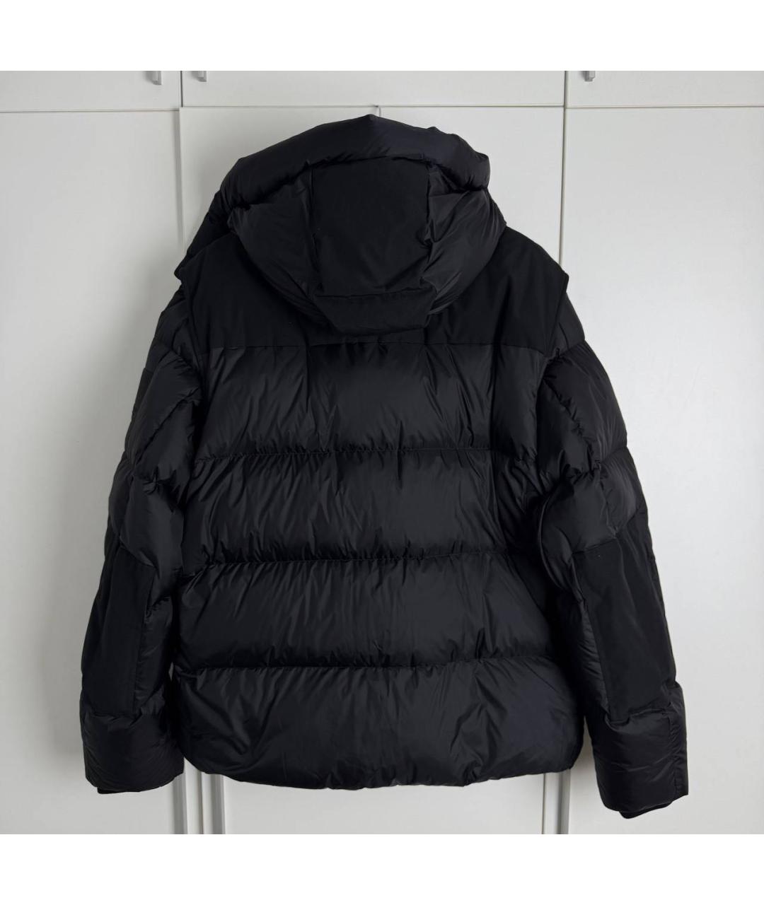 BURBERRY Черный полиамидовый пуховик, фото 2