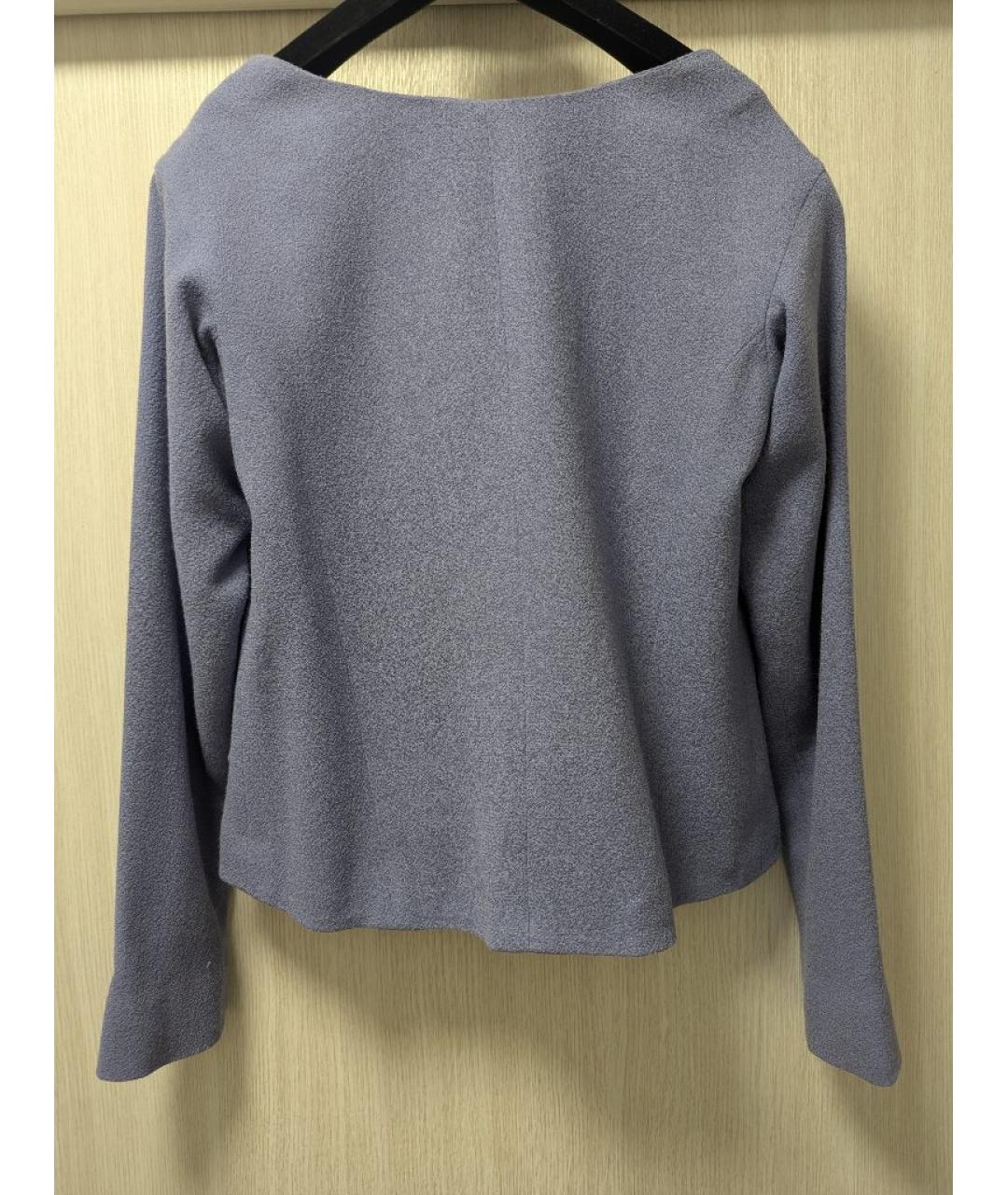 CHANEL Фиолетовый шерстяной костюм с юбками, фото 7