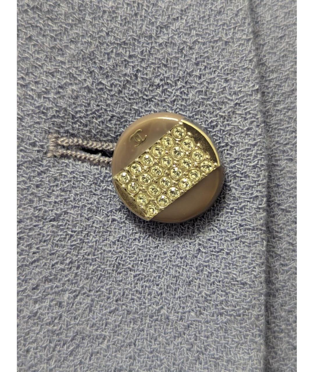 CHANEL Фиолетовый шерстяной костюм с юбками, фото 5