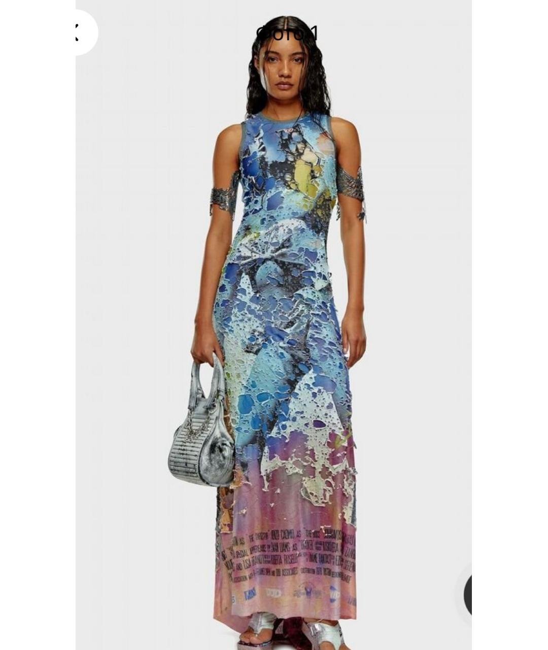 DIESEL Мульти хлопковое повседневное платье, фото 5