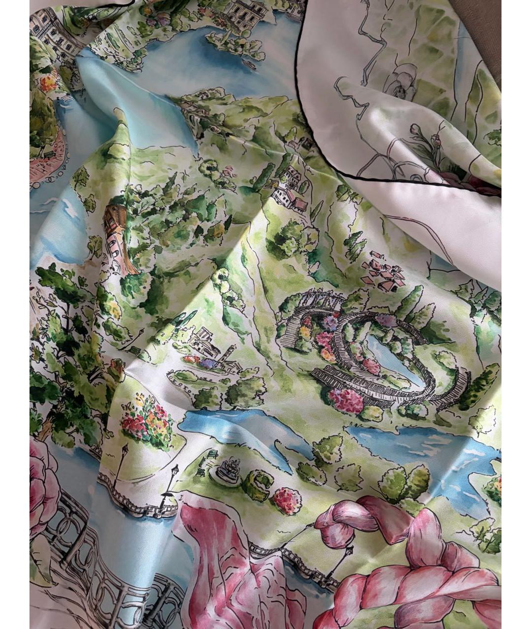 CHANEL Мульти шелковый платок, фото 4