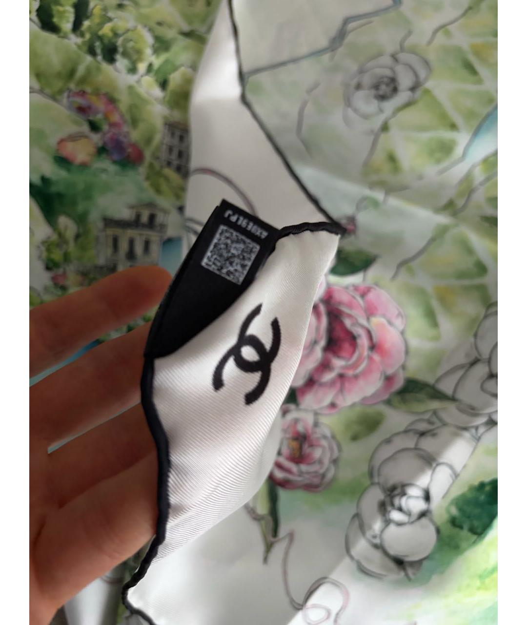 CHANEL Мульти шелковый платок, фото 3